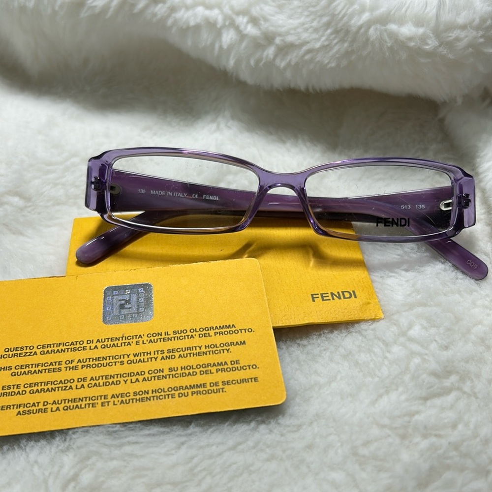 New Authentic Fendi Optical Frames w COA card No case
